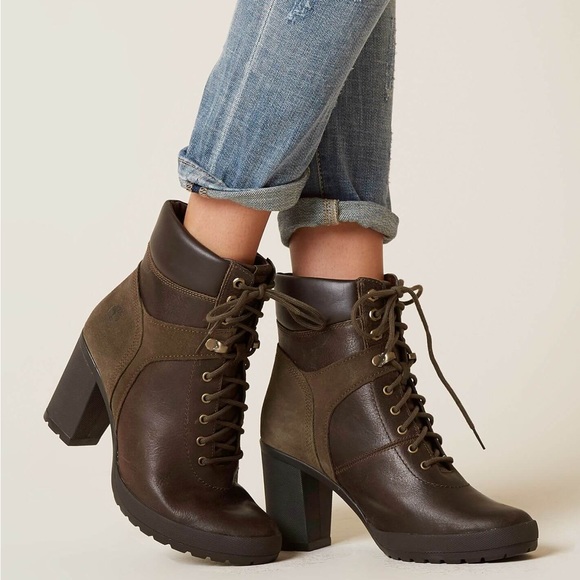 Timberland Shoes - Timberland Camdale Field Boot Olive Full Grain Size 8.5